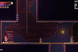 【スカーレット・メイデンの実況プレイ パート2】横スクロのローグライク2階層ボスまで攻略開始！