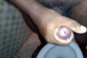 Private stimulation with a giant cock