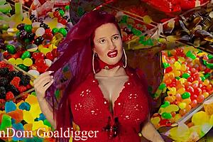 The trick involving financial domination and cosplay with big tits goddess using rabbit toy in a game of jerk off instructions