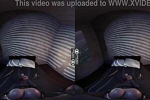 vr fucking harley quinn feels so real in this anime hentai mixup