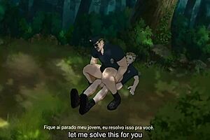 gay lieutenant craves sitting on rookies' cocks