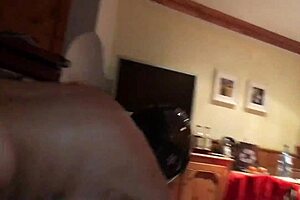 I savor this russian milf's pov blowjob at home