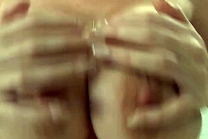 Busty Brit Sophie Dee Dildo Fucks Her Hot Vagina with Big Natural Tits