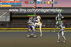 Cute girl engages in detailed sexual encounters with multiple soldiers in the 2021 hentai game Magical Angel Fairy Flower