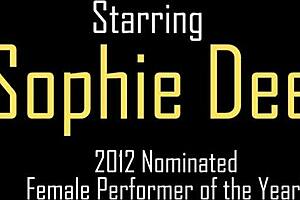 Busty Brit Sophie Dee Dildo Fucks Her Hot Vagina with Big Natural Tits