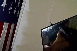 in this homemade video, the amateur pussy gets wet and creams in doggystyle