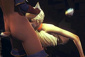 Young fox sucks futanari dicks