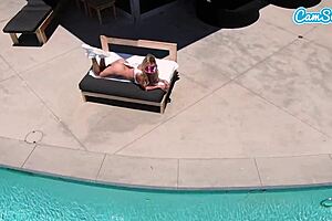 Caitlin Bell Wets Pussy with Huge Dildo on Webcam!