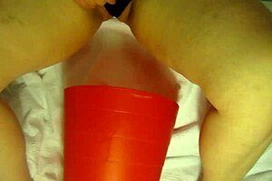 russian chick gets soaked in wild piss play