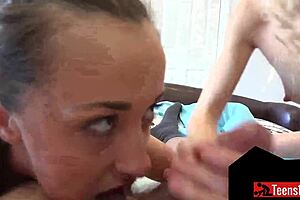 sexy girls giving me an unforgettable footjob with cum everywhere