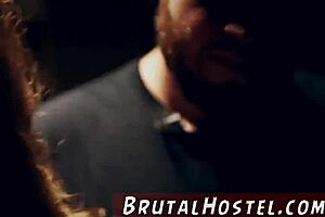 I roughly bound this naive young tourista in the forest.