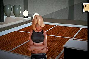 my new family 19 featuring blonde teen with small tits