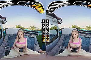 Dripping wet sex with Kimberly Snow in VR