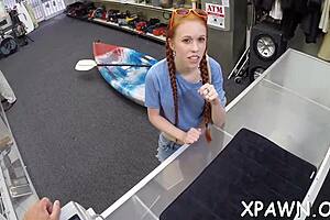 Playful 18+ minx intensely sucks cock in reality film