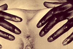 Vintage very old pornography featuring hairy british beaver