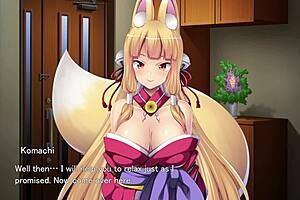Fox Girl Gets Creampie in Hentai Game Ejaculation Play