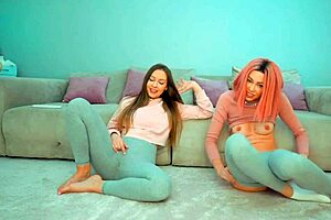 Twins are amazing to watch masturbate on webcam