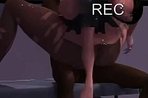 Ever wonder how a busty slutty cop handles a monster cock in her side story?