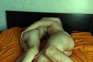 Redhot fox milf bent over with cum-filled pussy