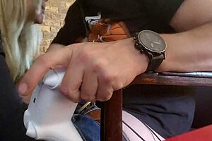 Stepmom Sucks Dick While I Play Xbox!