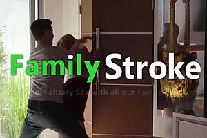 Playful Stepsibling Adventures in Stockings and Panties!