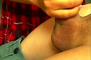 Juan's stepdaughter surprises him masturbating and helps with an intense blowjob