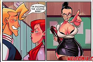 hot teacher crazy about sex pervert toons