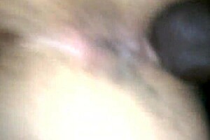 Interracial doggystyle session with bent over action