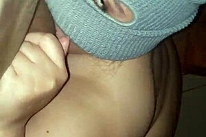 I suck that big black cock as a masked latina bbw.