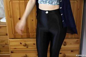 Hot Blonde Strips And Rips Clothes In Night Club