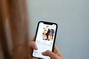 carmen valetina in lingerie exposes pussy to stepson in bedroom