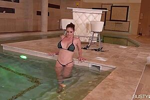 Cathy Heaven's soaked tits get fucked hard before anal! 😍