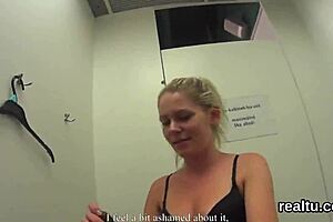 czech teen seduced and nailed in pov at shopping centre