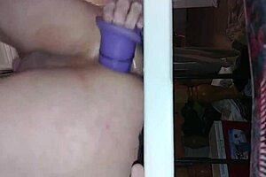 anal ass play with toys turns rough and intense