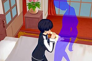 Sissy Kirito Gives Emotional Blowjob and Bareback Creampie