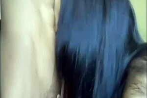 Naked in Friend's Room, He Masturbates My Vagina