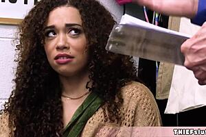 BLM Activist Chick Caught in Mall for Rough Punish Fuck