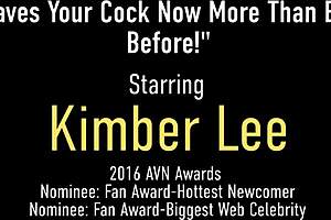 Kimber lee teases and sucks that hard cock