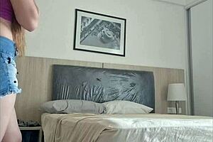 the cheating wife is caught sucking and fucking on hidden camera