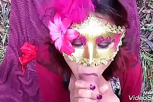 Latina Caught Masturbating in Forest, Gets Intense Assfucking.