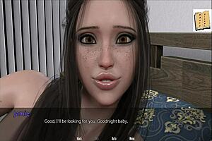 WVM 26: Hot Brunette with Big Tits in Game Scene