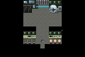 In this hentai game, the space suits are too tight for her huge tits and massive butt.