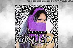 odalisca poses gracefully in art