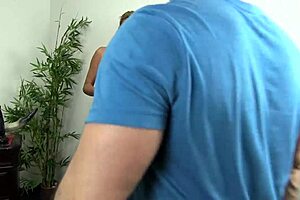 Blonde excited by intense drilling