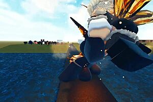 godzilla and mothra having a wild sex battle on roblox, it's crazy