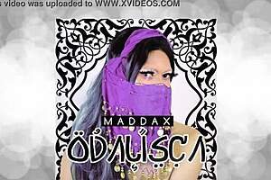 odalisca poses gracefully in art