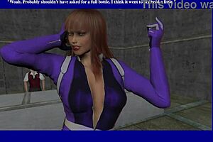 lets play this virtual sci-fi girls game, ending one in the armory with some fuckin