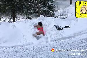 barbara, the french milf, confidently showcases her nude exhibition in a stunning display