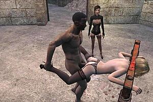 Punish me with anal in fallout 4 style, the blonde begs.