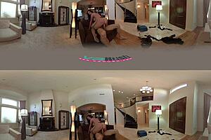 Nikki giving raise voyeur